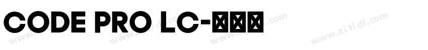 Code Pro LC字体转换